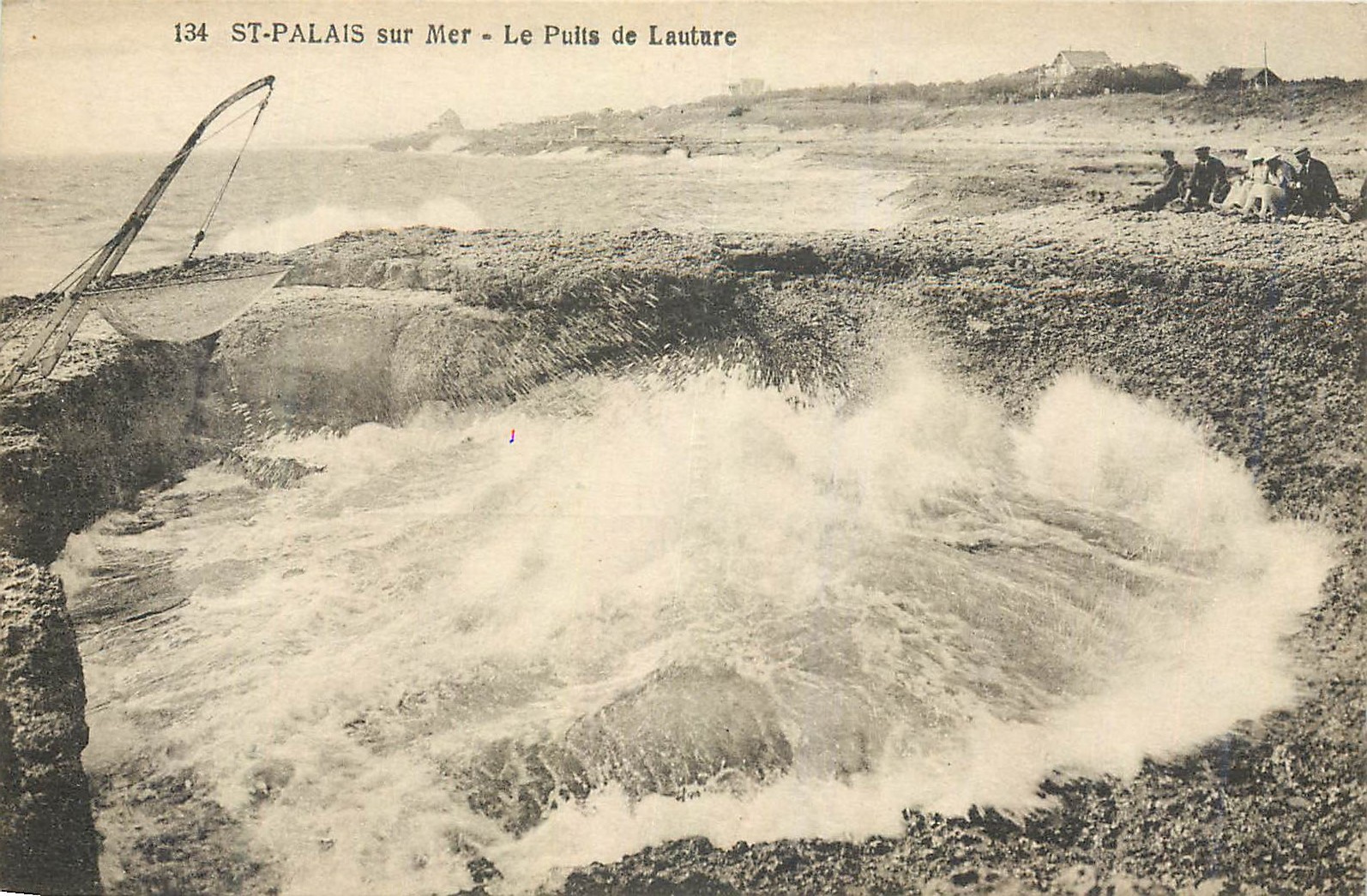 CPA St Palais sur Mer Le Puits de Lautare